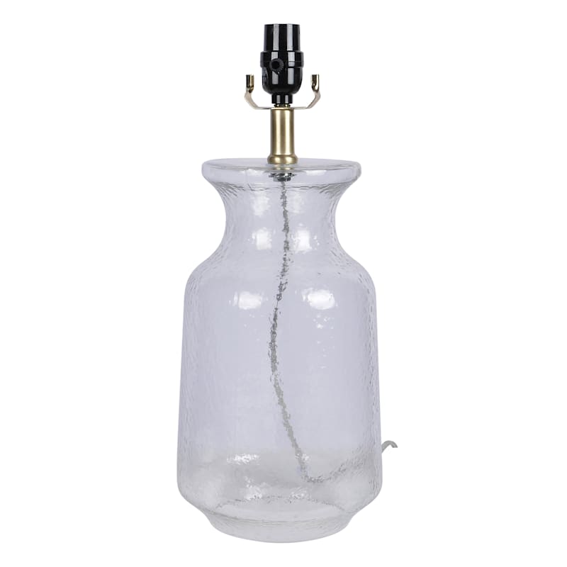 Hammered glass lamp hot sale