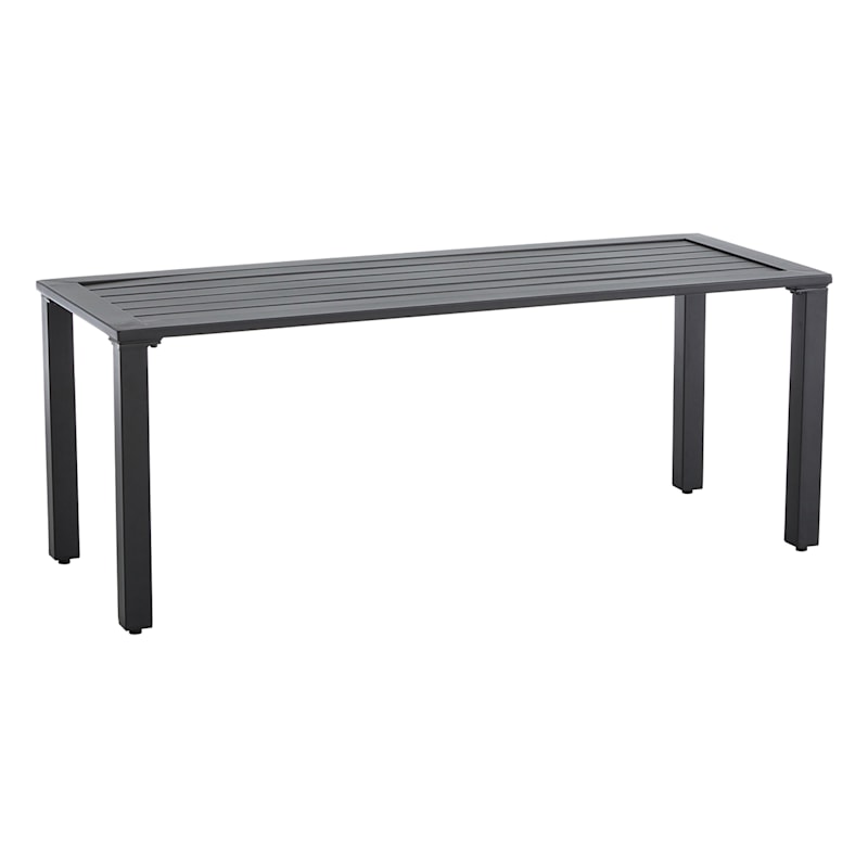 Black patio bench clearance