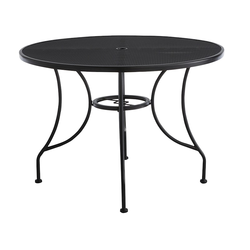 60 inch round wrought store iron patio table