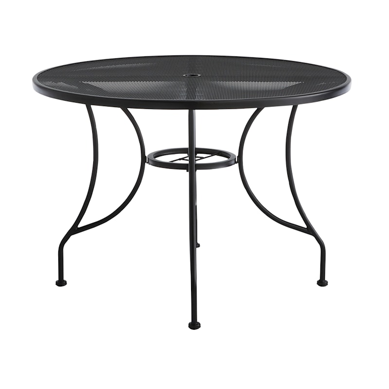 60 inch round wrought hot sale iron patio table