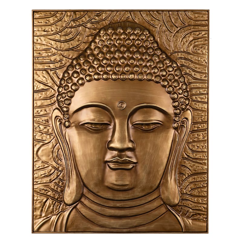 Metal Buddha Outdoor Wall Decor 22x29 At Home