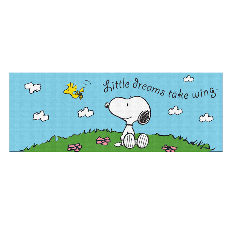 Snoopy Canvas Wall Art 30x12