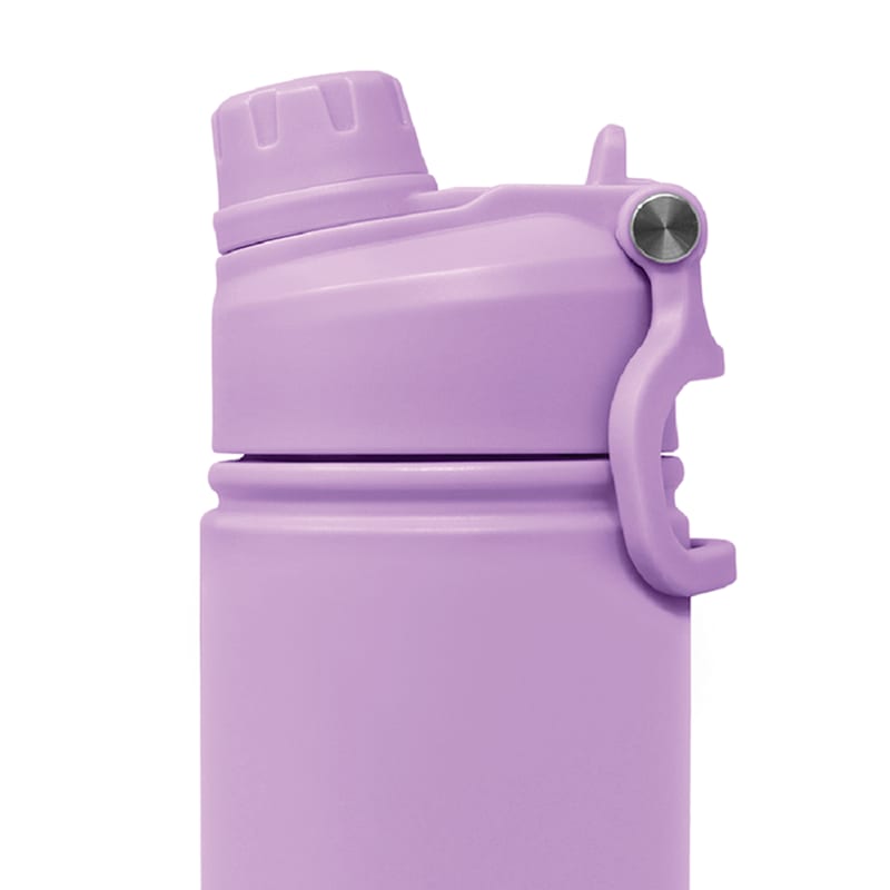 Hydraflow Pastel Purple Hybrid Vacuum Insulated Bottle with Dual Lid, 17oz