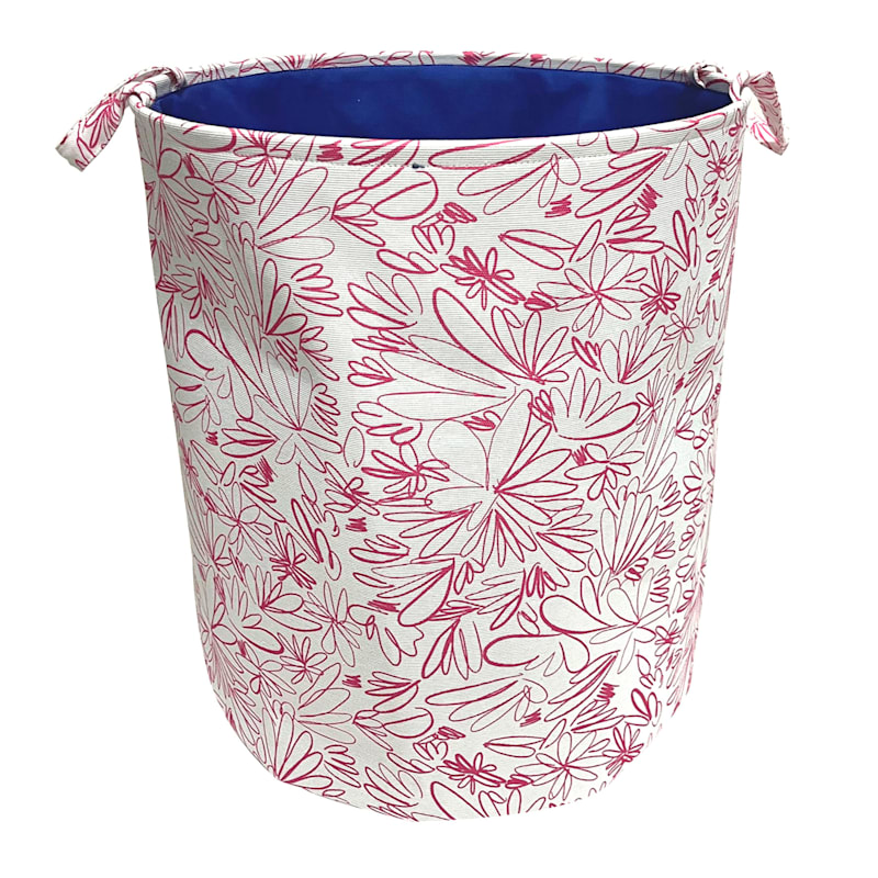 Floral laundry hamper sale