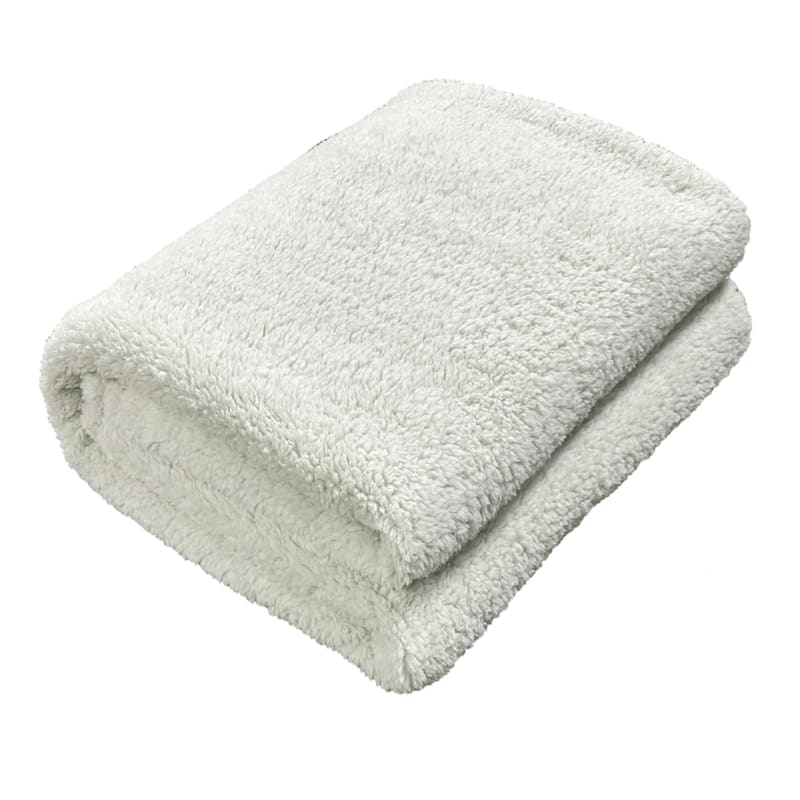 Sherpa throw grey shop