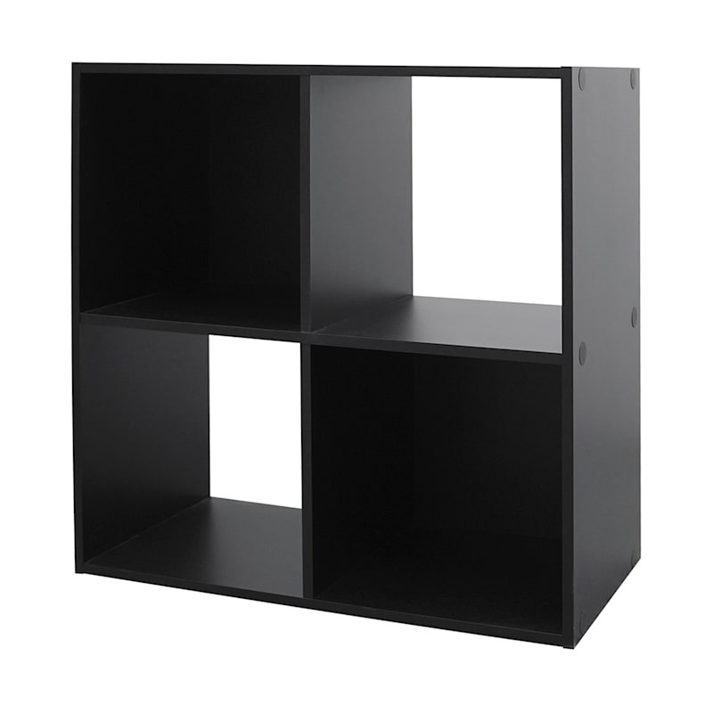 4 Cube Storage Storage Organizer Black