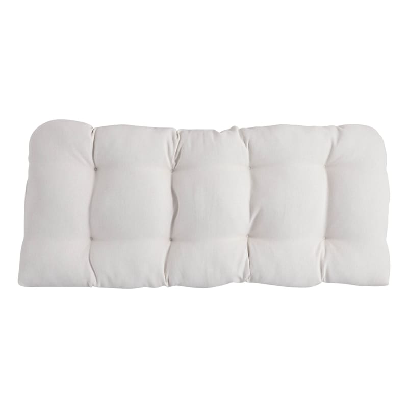 Wicker settee cushion on sale