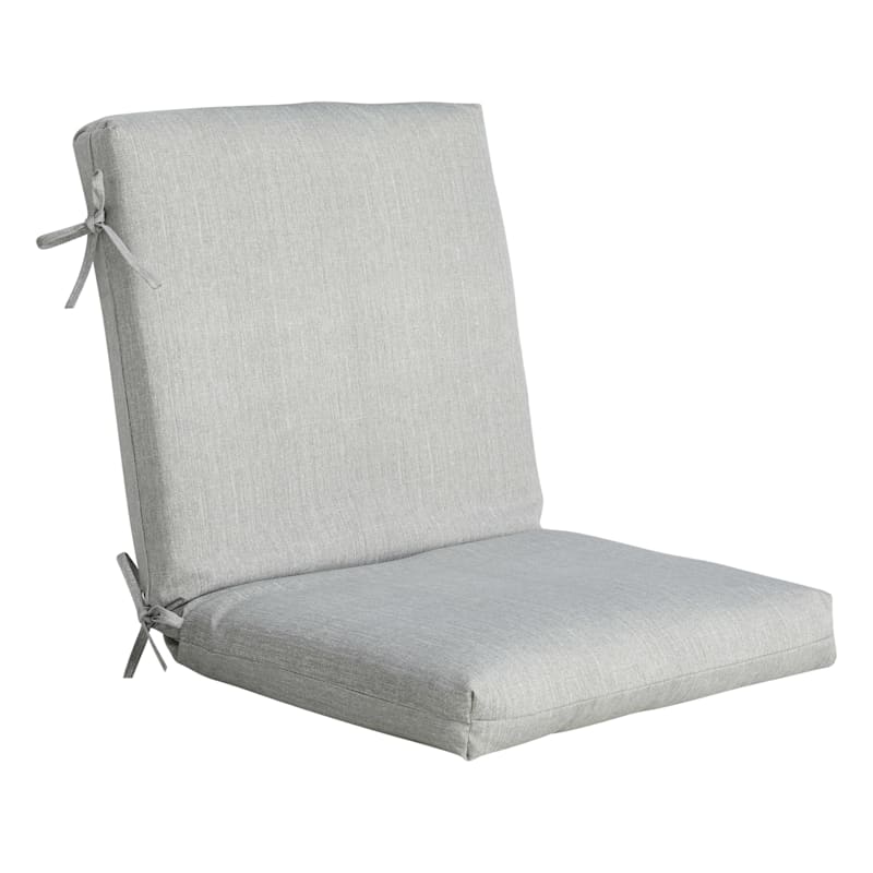 Tahiti Silver Outdoor Hinged Cushion