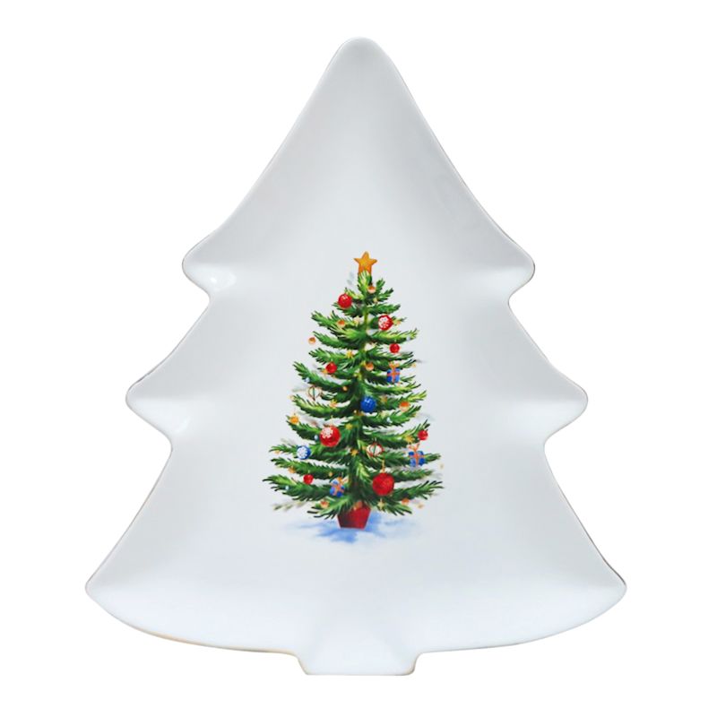 Christmas tree serving platter new arrivals