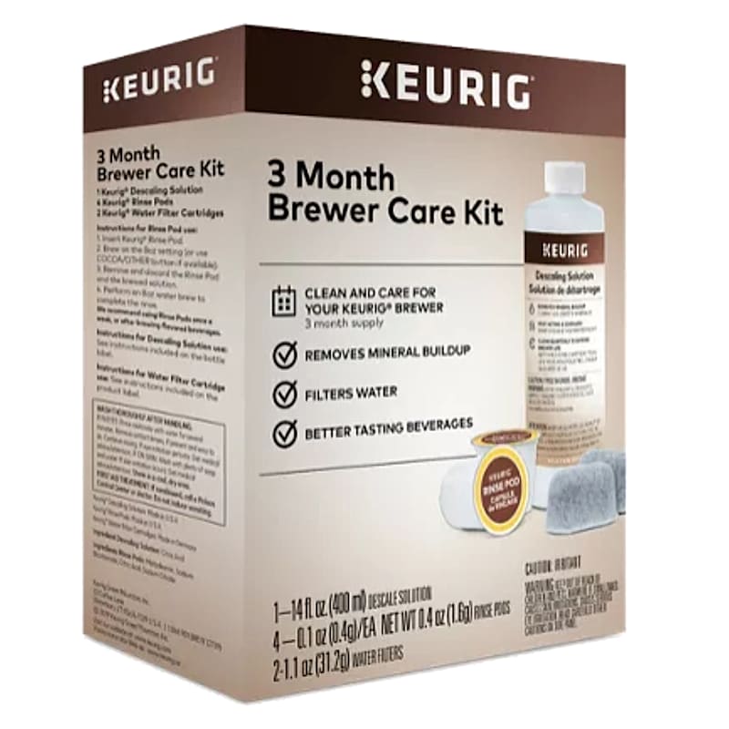 Keurig 3Month Brewer Care Kit