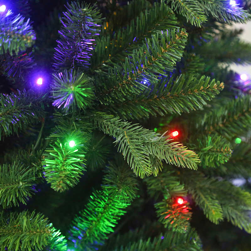 PreLit PVC Mix PE Christmas Tree 7.5ft At Home