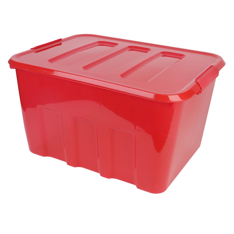 Red Storage Tote 52L Storage At Home