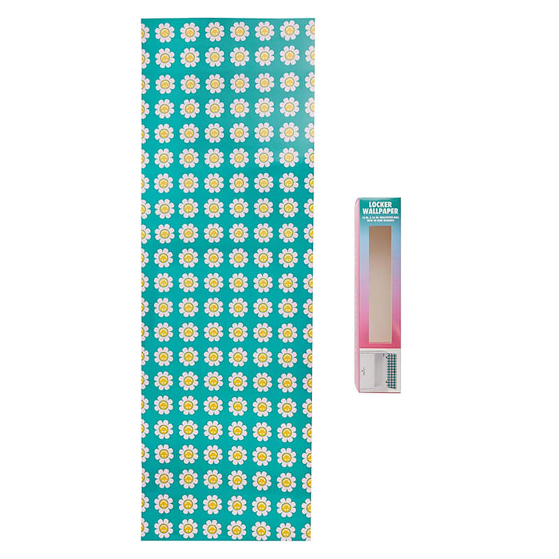 Smiley Daisy Printed Locker Wallpaper