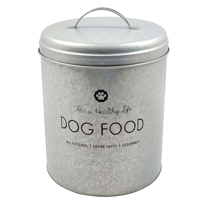 Metal pet food container cheap