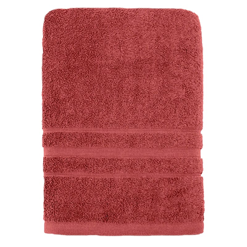 Essential Solid Terracotta Bath Towel 30x54
