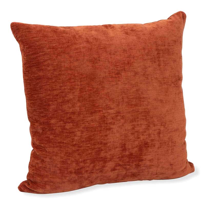 Reese Rust Chenille Throw Pillow 18