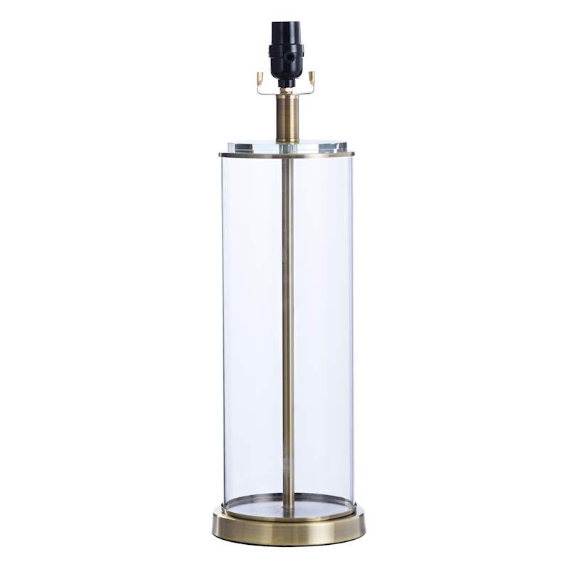 Fillable glass floor lamp best sale