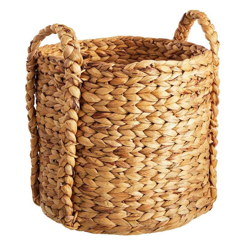 Ty Pennington Braided Arrow Weave Round Storage Basket, Medium