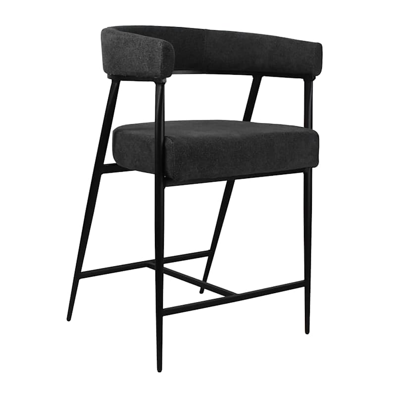 Solana Counter Stool, Charcoal