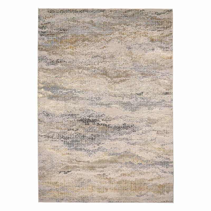 奇跡の新品未開封　sunsetclimax Kermit gold beige Driftway Gold Woven Area Rug 5x7 | At Home