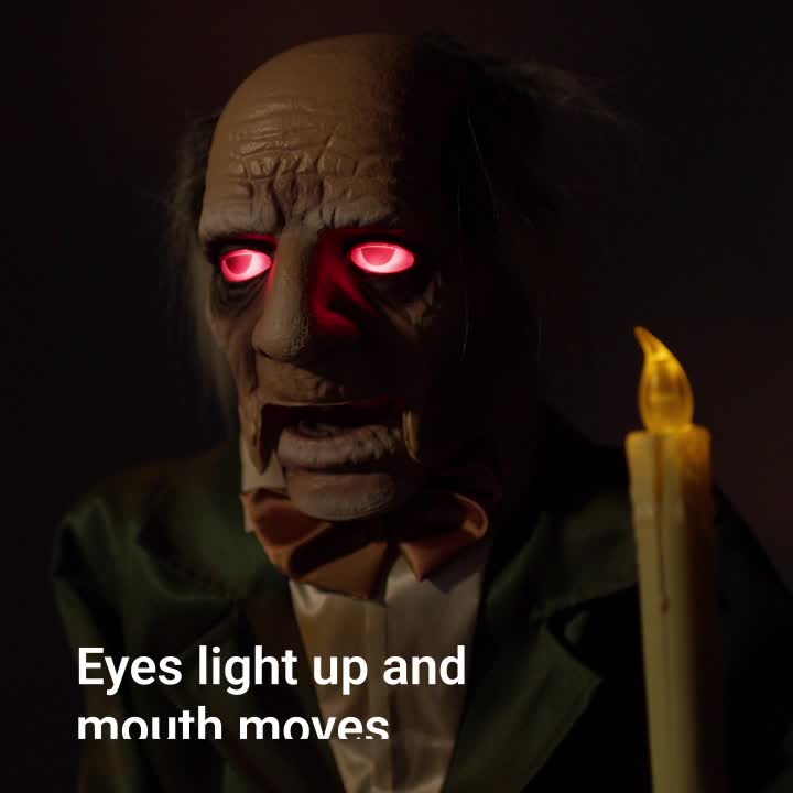 Video of Halloween Butler Animatronic, 3''